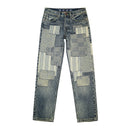 Fashion Men's Simple Youth Beggar Jeans