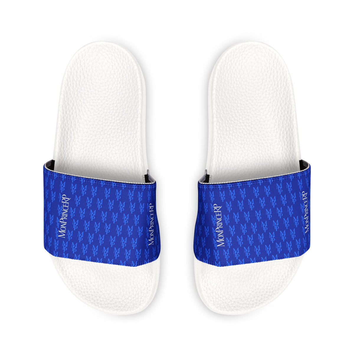 MonPrinceRP Royal Blue Signature Slides – Men's Edition