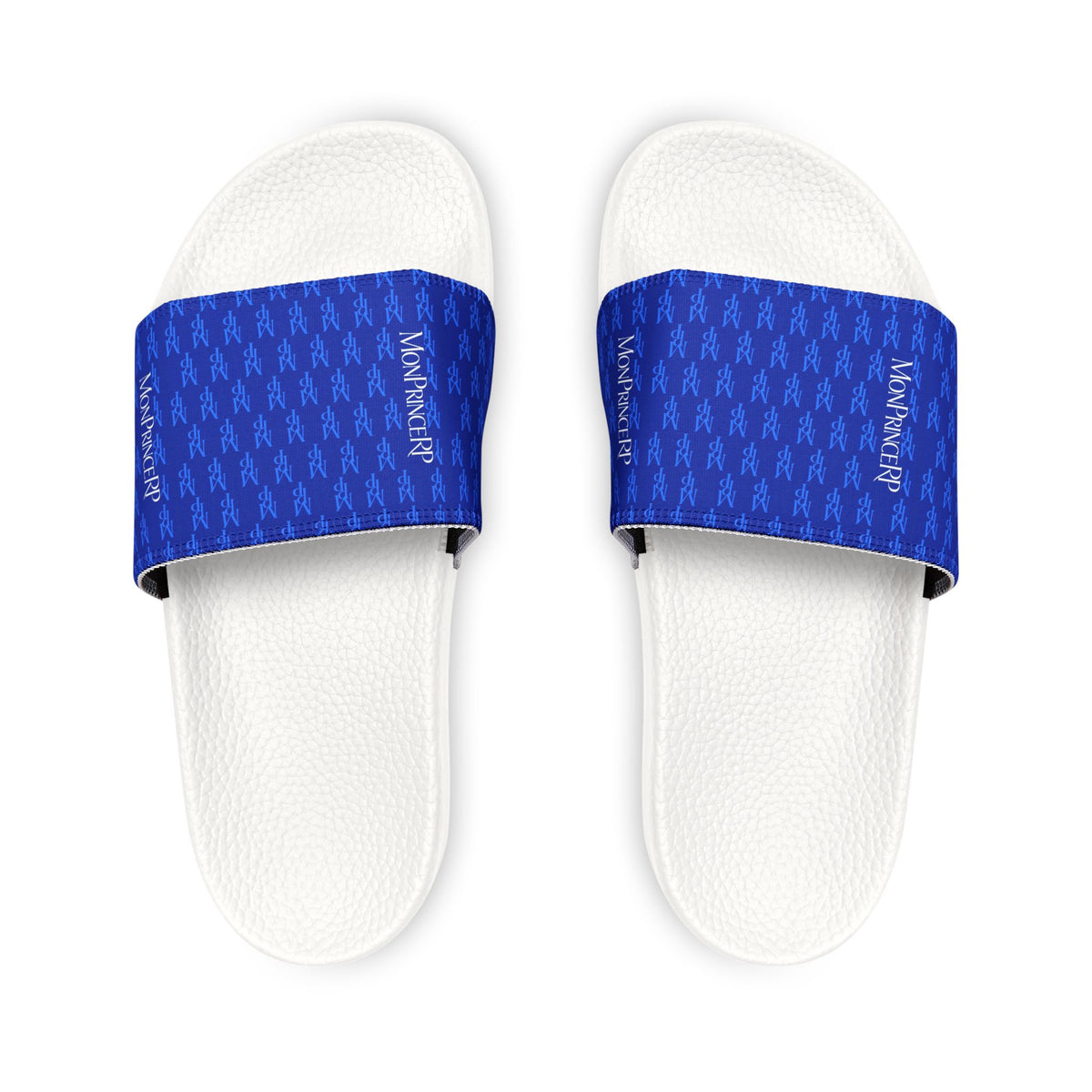 MonPrinceRP Royal Blue Signature Slides – Men's Edition