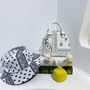 Cashew Flower Fisherman's Hat Shell Handbag Set™