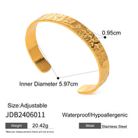 Simple All-match INS Style 18K Gold Stainless Steel Bracelet