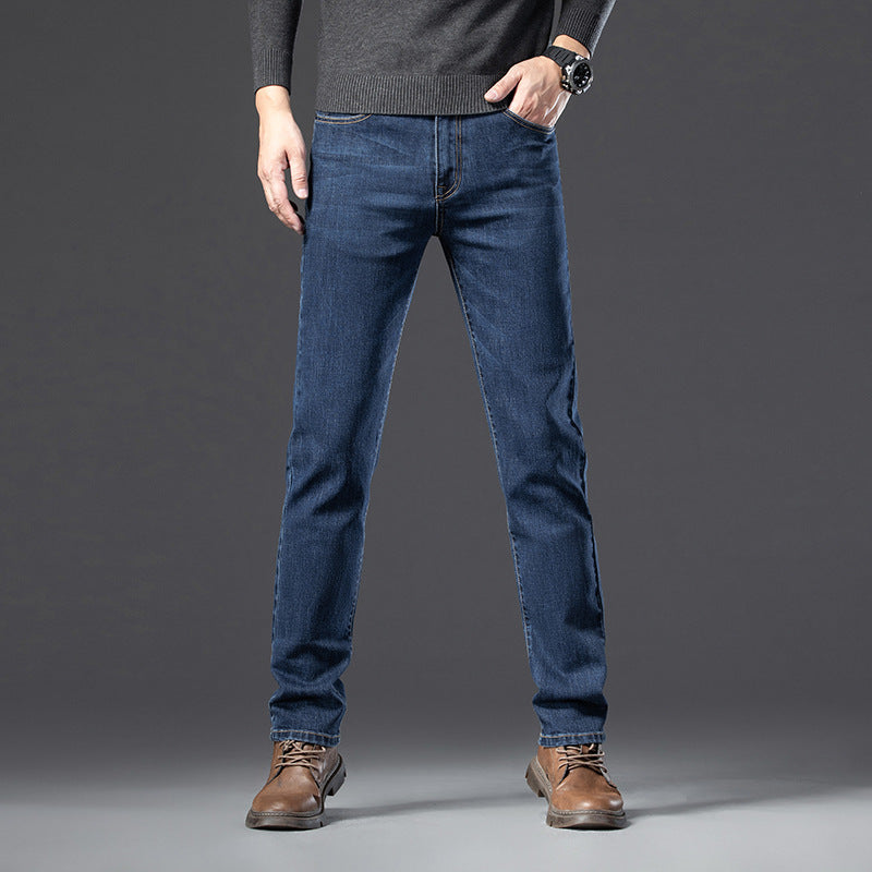 Men's Fleece Lined Slim Fit Jeans