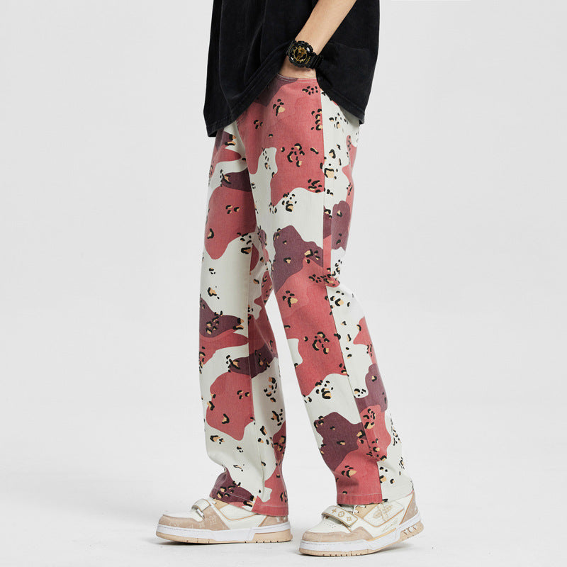 Camouflage Wide Leg High Street Jeans™