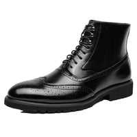 Mens Fashion Thick Sole Mid Top Work Shoes™