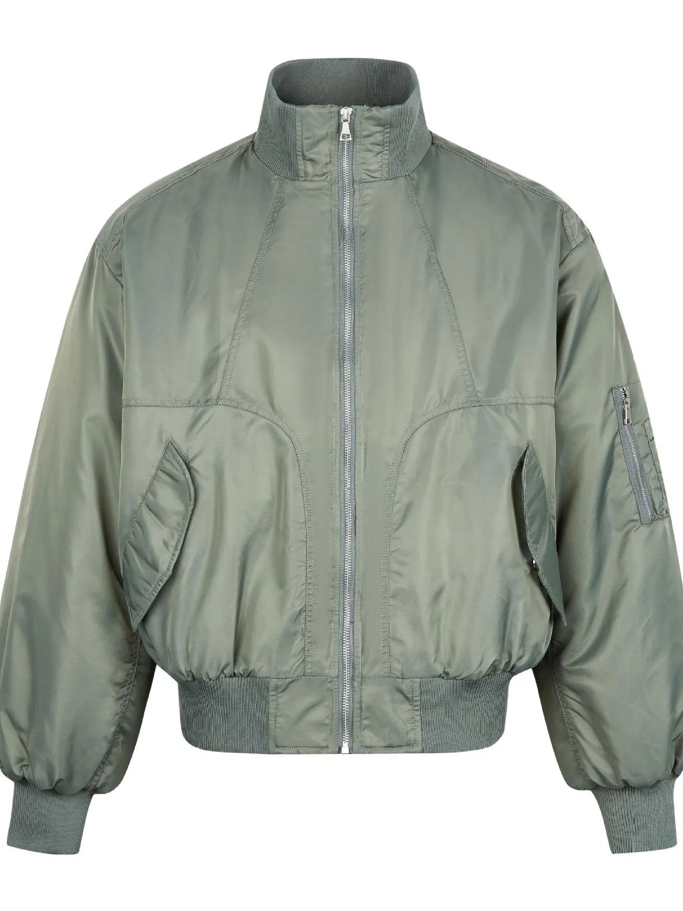 Men's Zip Up Long Sleeve Bomber Jacket ™