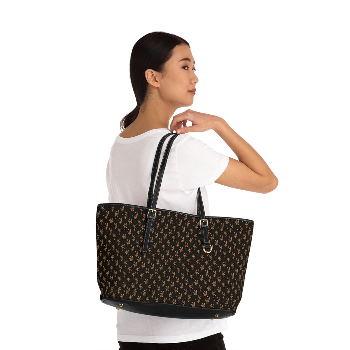 MonPrinceRP Noir Impérial™ — Signature Monogram Luxury Shoulder Bag