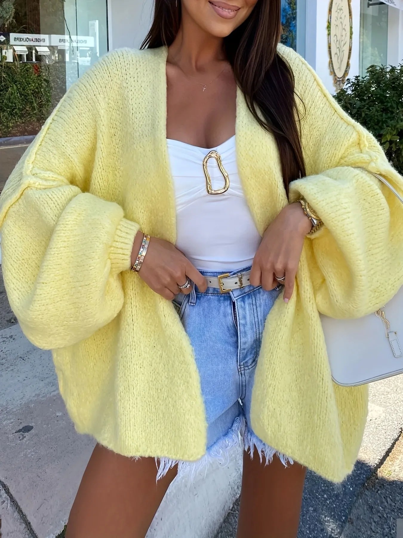 Open Front Long Sleeve Cardigan ™