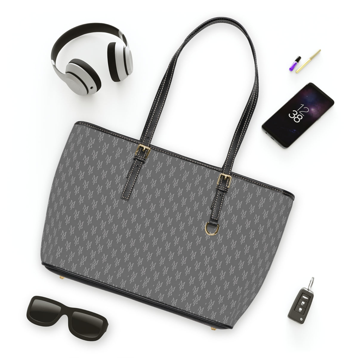 MonPrinceRP Gris Élégance™ — Signature Luxury Shoulder Bag