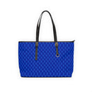MONPRINCERP BLEU ROYAL — SIGNATURE MONOGRAM TOTE BAG 02