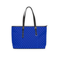 MONPRINCERP BLEU ROYAL — SIGNATURE MONOGRAM TOTE BAG 02