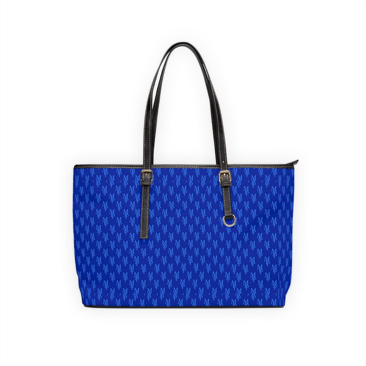 MONPRINCERP BLEU ROYAL — SIGNATURE MONOGRAM TOTE BAG 02