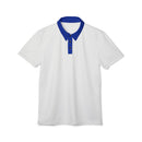 MonPrinceRP™ Men’s Royal Identity Polo | Pure White × MPRP Blue Code™