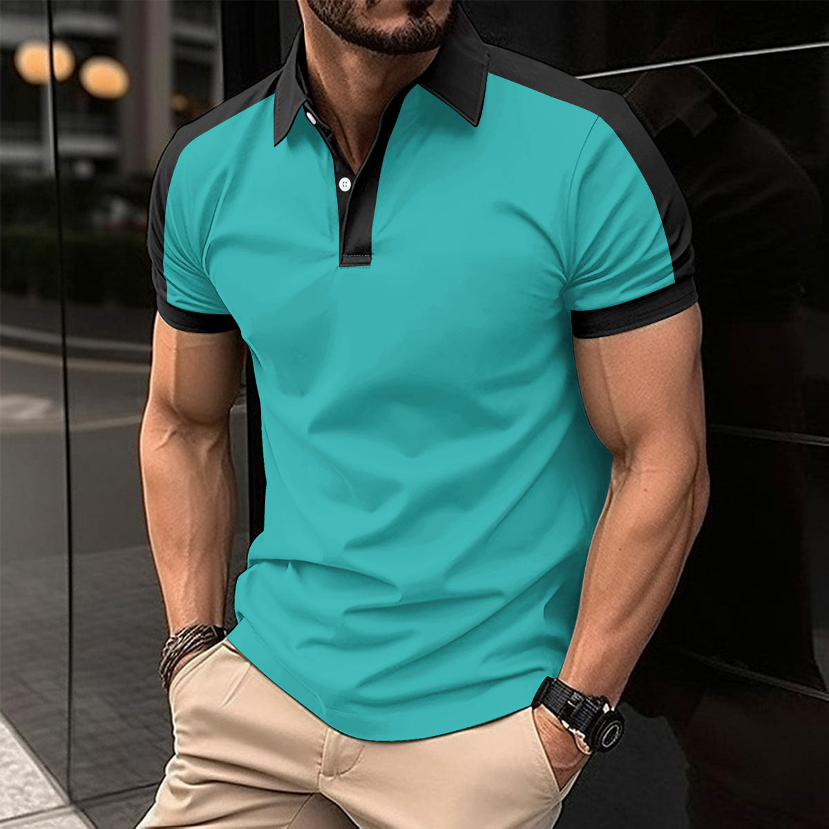 Men's Short Sleeve Business Shirt - MON PRINCE RP™