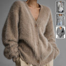 Women's Loose V-Neck Button Cardigan Sweater™