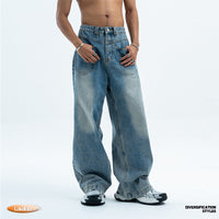 Retro Summer Loose Wide Leg Jeans For Men And Women™