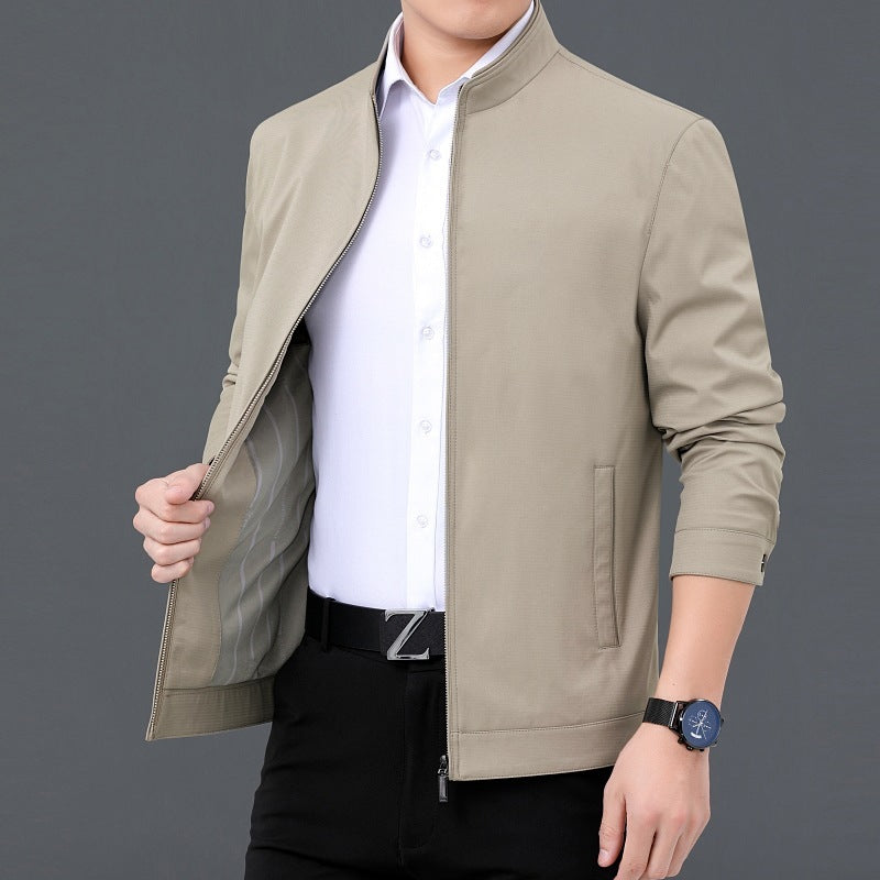 2086 Khaki Stand Up Collar / 170