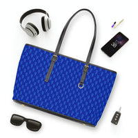 MONPRINCERP BLEU ROYAL — SIGNATURE MONOGRAM TOTE BAG 02