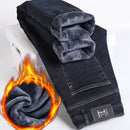 Men's Fleece Lined Slim Fit Jeans