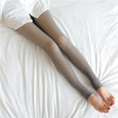 Plus Size Fleece-Lined Translucent Leggings for Women™