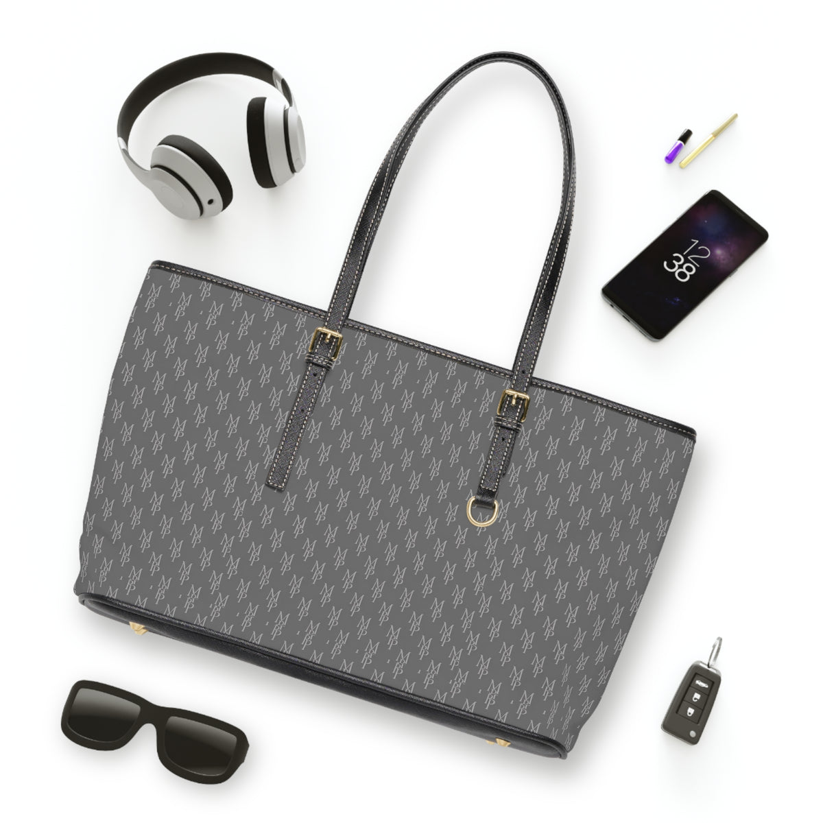 MonPrinceRP Gris Élégance™ — Signature Luxury Shoulder Bag