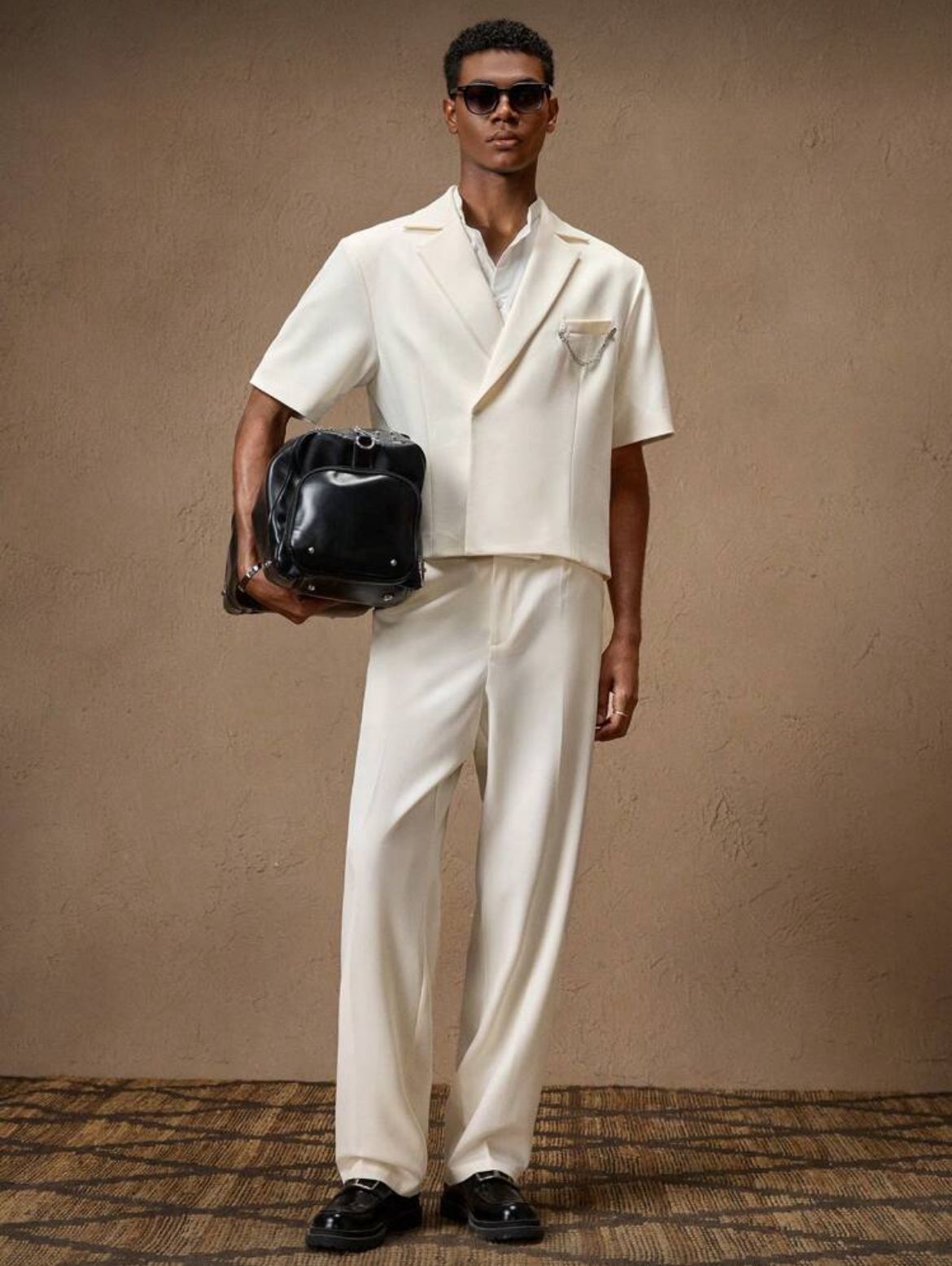 Mon Prince RP Tailored Cream Short-Sleeve Suit Set™