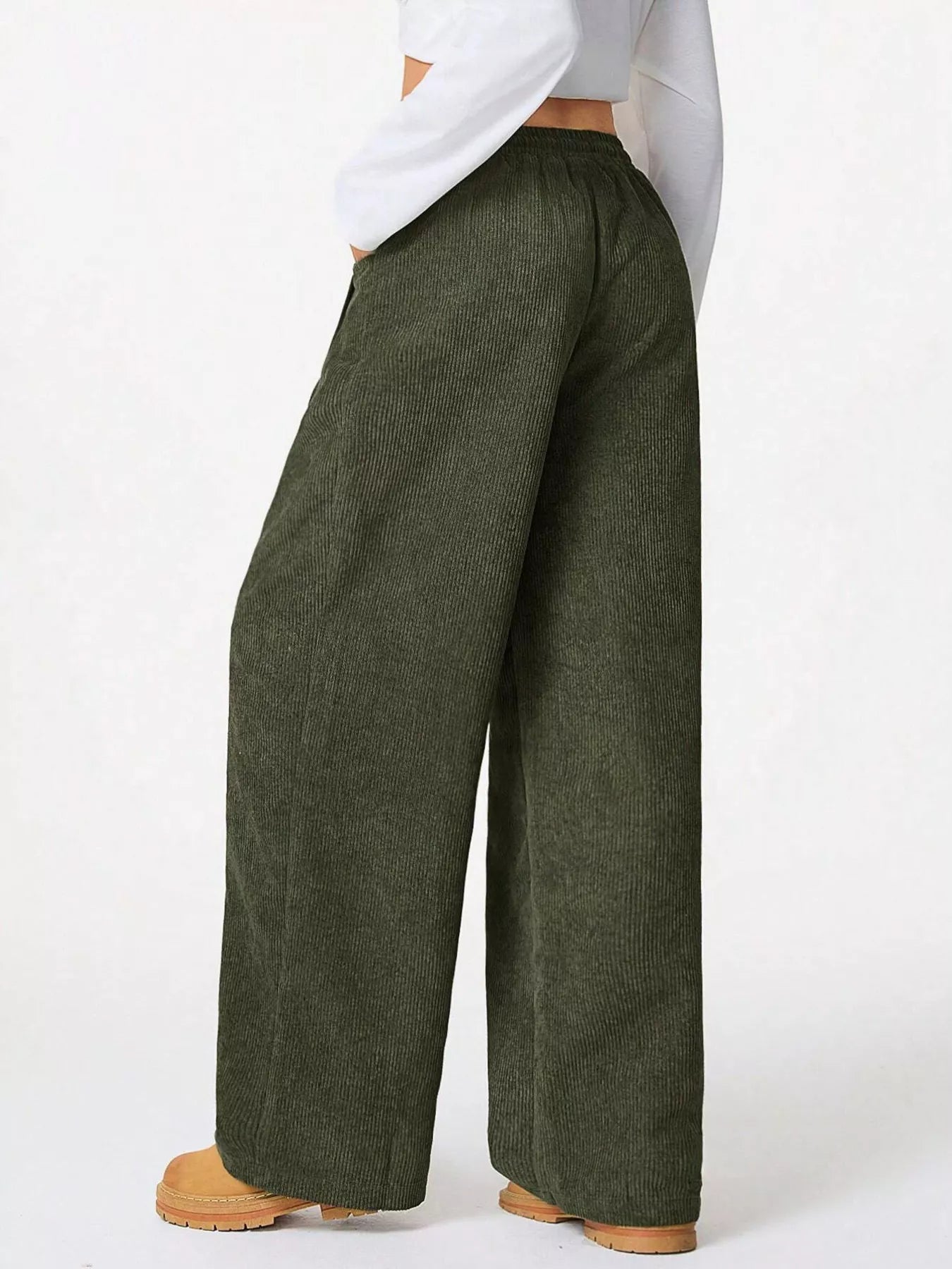 Relaxed Fit Corduroy Pants with Drawstring™