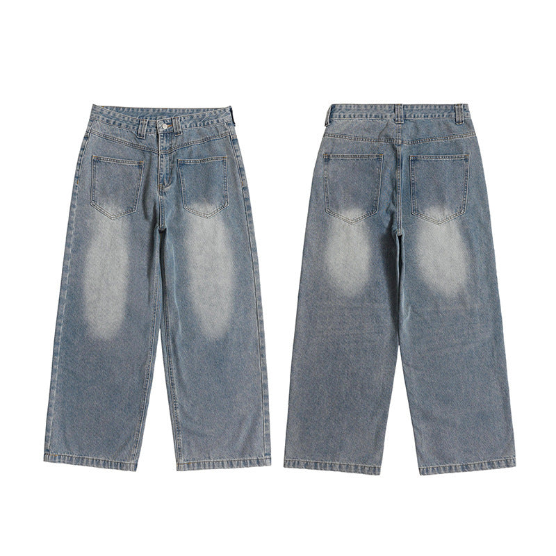 Retro Summer Loose Wide Leg Jeans For Men And Women™