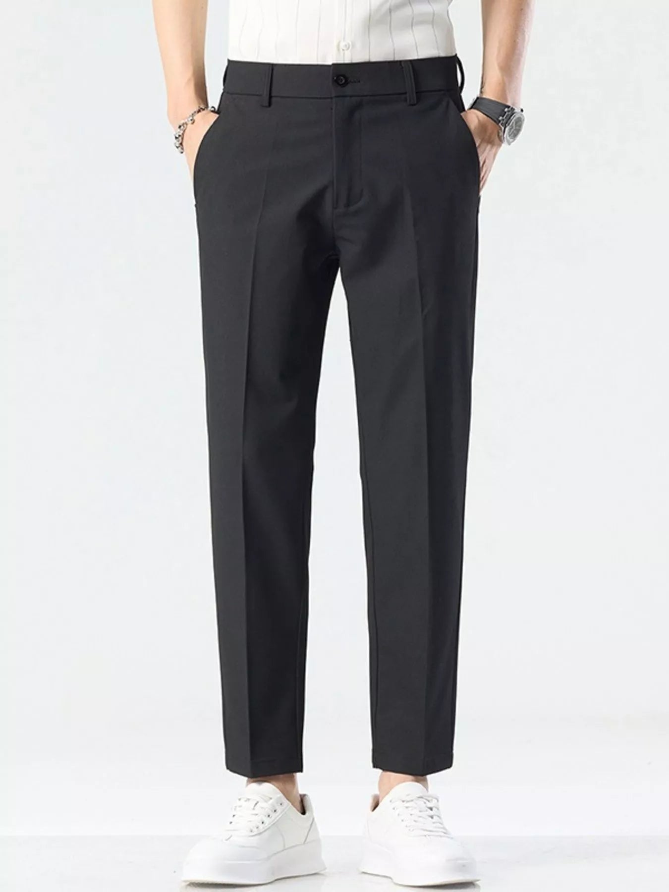 Men's Straight-Leg Casual Pants