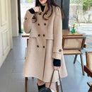 Korean Style Wool Coat with Doll Collar™