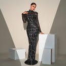 Long Sleeve Sequin Slim-fit Evening Dress™