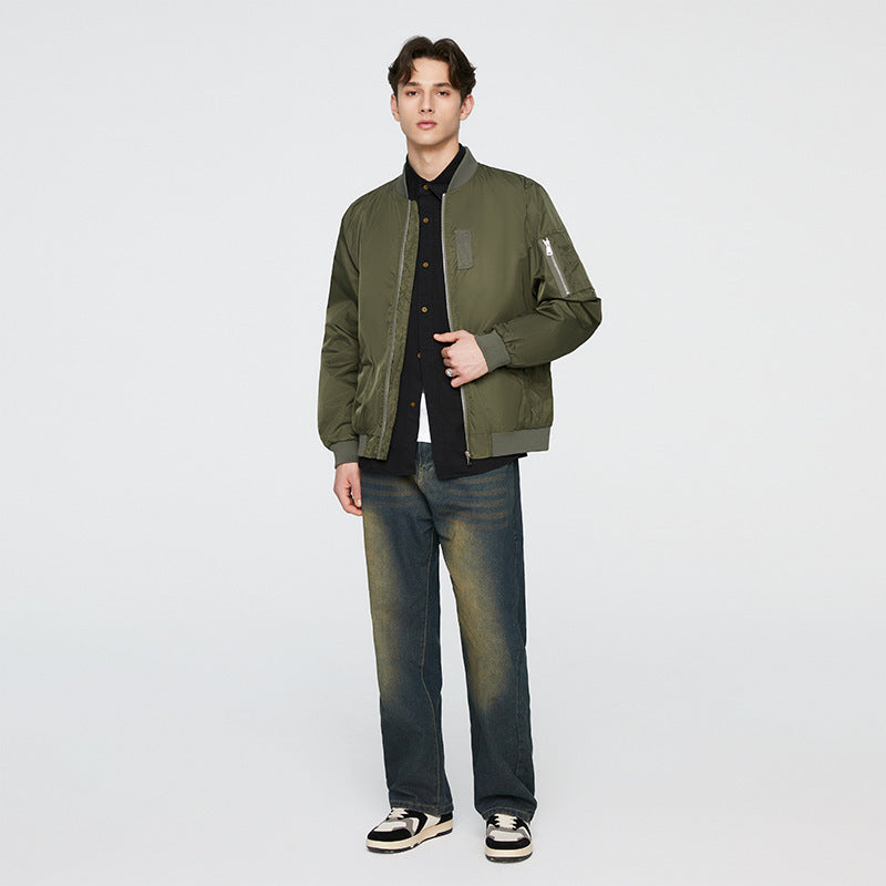 MON PRINCE RP Retro Pilot Jacket with Stand Collar™