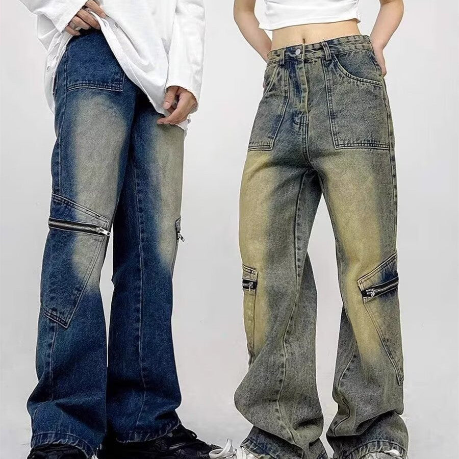 High Street Yellow Dyed Denim Trousers™