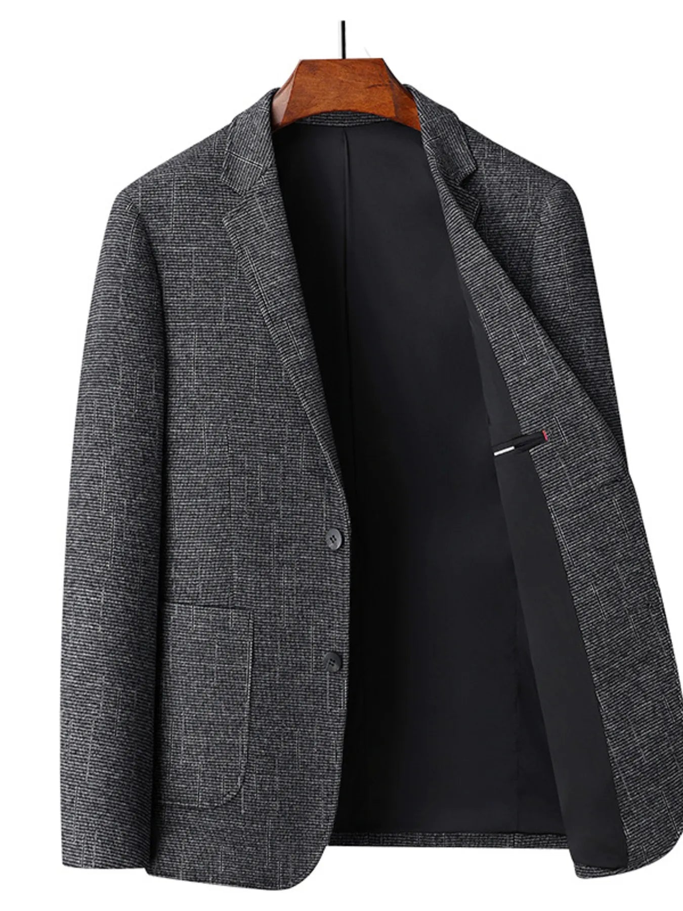 Men's Single-Breasted Tweed Blazer ™