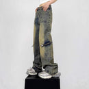 High Street Yellow Dyed Denim Trousers™