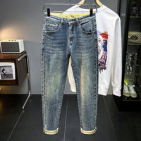 Quality Micro Cone Washed Denim Pencil Pants™