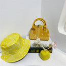 Cashew Flower Fisherman's Hat Shell Handbag Set™