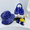 Cashew Flower Fisherman's Hat Shell Handbag Set™