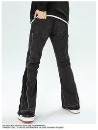 Baggy Straight Wide-Leg Jeans with Zipper™